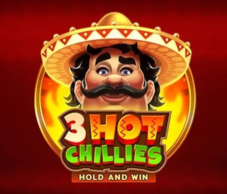 3 Hot Chillies logo – Slots by 3 Oaks Gaming at 1go casino