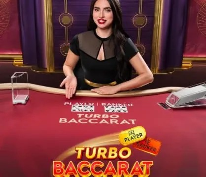 Turbo Baccarat casino game by Pragmatic Play – featured logo at 1go casino