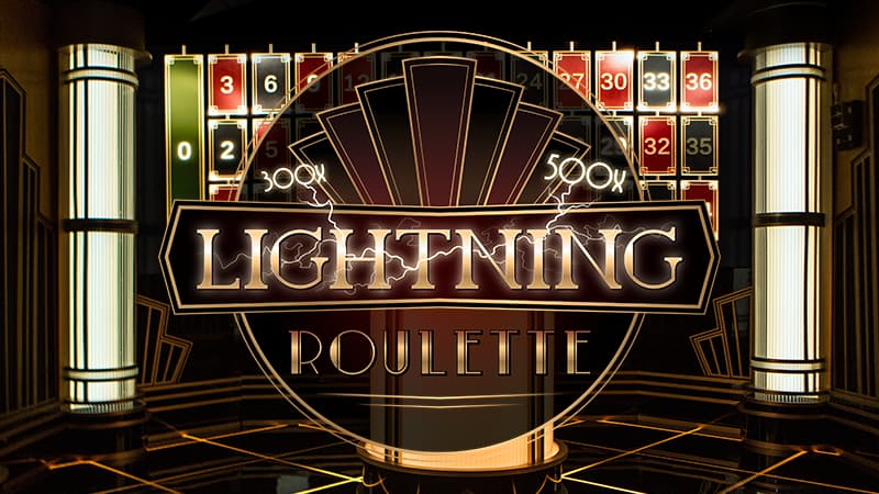 Lightning Roulette by Evolution, showcased at 1gokasino.de – game logo