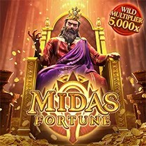 Midas Fortune online game logo by PG Soft on 1gokasino.de