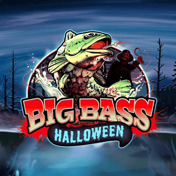 Big Bass Halloween logo by Pragmatic Play at 1go casino